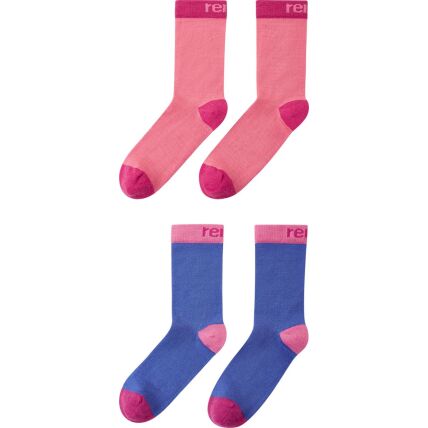 REIMA Two-Pack Merino Wool Blend socks Parit 5300309A Soft Coral