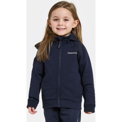 Didriksons Siljan Kids' Full-Zip Navy