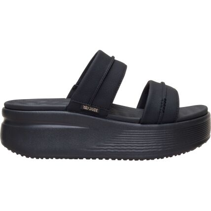 HEYDUDE Austin Slide Classic Women's Black/Black