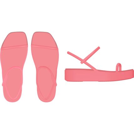 Crocs™ Miami Platform Y Strap Sandal Guava