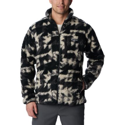 Columbia Winter Pass Print Fleece Full Zip Black Quilted P