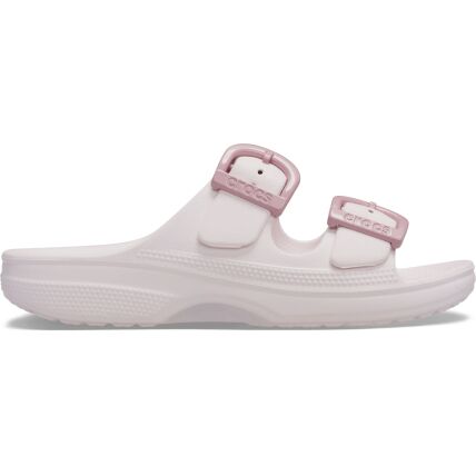 Crocs™ Saturday Enamel Buckle Sandal Women's Bubble Ice
