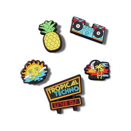 Crocs™ Jibbitz Tropical Techno Dj 5 Pack 