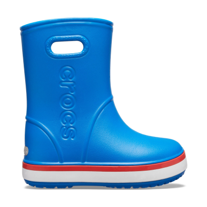 Crocs™ Crocband Rain Boot Kid's Bright Cobalt/Flame