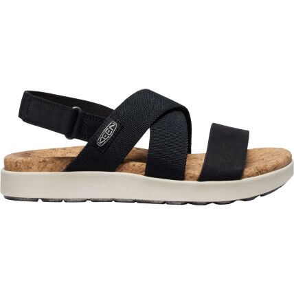 Keen Elle Criss Cross Sandal Women's BLACK/BIRCH