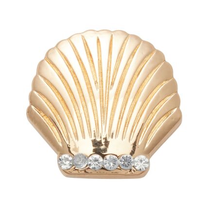 Crocs™ JIbbitz Gold Seashell 