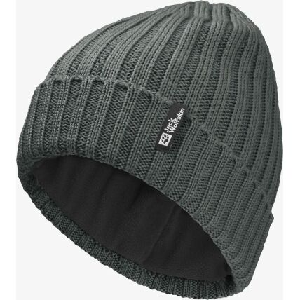 Jack Wolfskin Rib Knit Beanie Slate Green