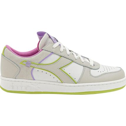 DIADORA Magic Basket Low Label Wn White/Daiquiri Green