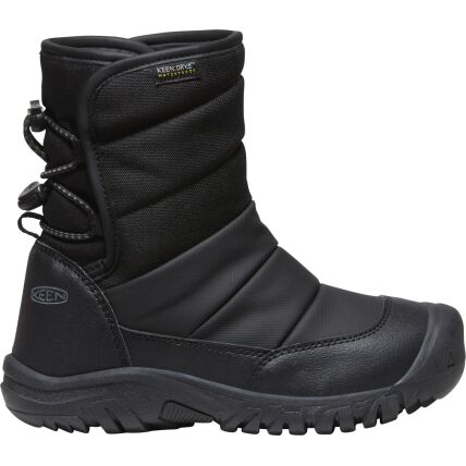 Keen Puffrider WP Big Kid's Black/Steel Grey