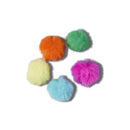 Crocs™ Jibbitz 80S Neon Puff Ball 5 Pack 