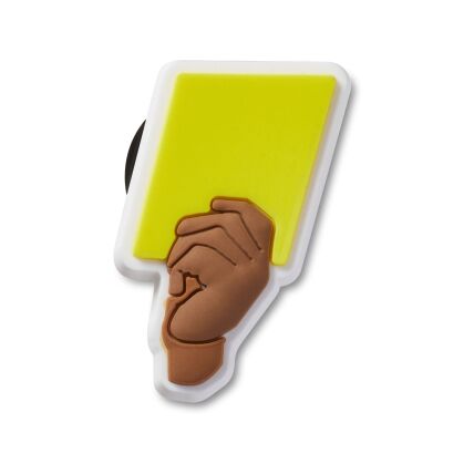 Crocs™ Jibbitz Soccer Yellow Card 