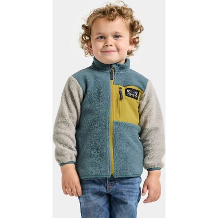 Didriksons Anten Kids' Full-Zip Factory Blue