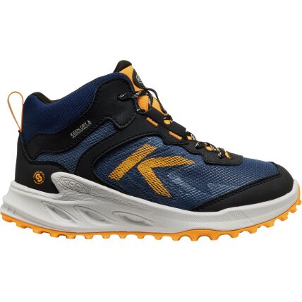 Keen Zionic Mid Wp Big Kid's Naval Academy/Bright Marigold