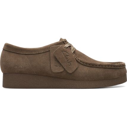 Clarks Wallabee EVO Shoe Women's 3227 Olive Suede