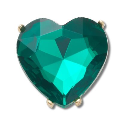 Crocs™ Jibbitz Emerald Heart Gem 