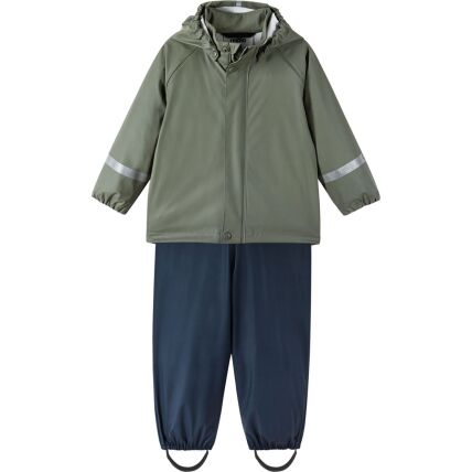 REIMA Rubber Rain Set Tihku 5100021A Greyish Green