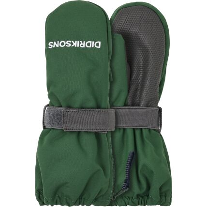 Didriksons Biggles Kid's Zip Mittens 8 Pine Green