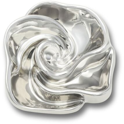 Crocs™ Jibbitz Silver Flower Swirl 