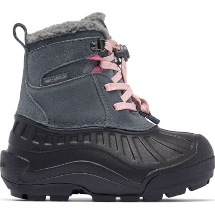 Columbia Powderbug Alpine Waterproof Kid's Graphite/Pink Haze