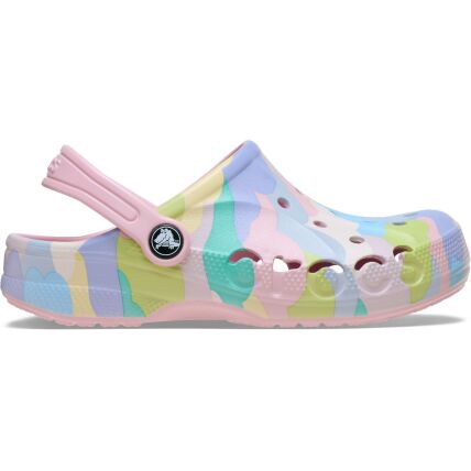 Crocs™ Baya Seasonal Printed Clog Kid's 209728 Petal Pink