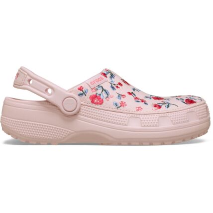 Crocs™ Classic Crafted Floral Clog Cotton Candy
