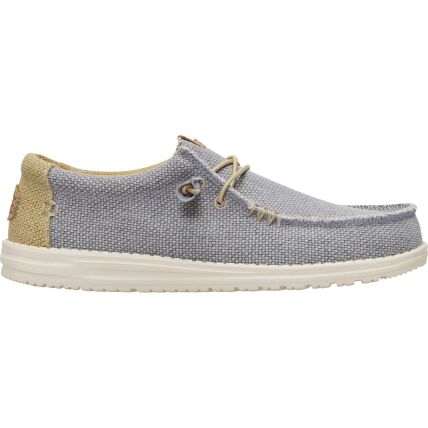 HEYDUDE Wally Braided Men Flannel Grey/Olive Grey