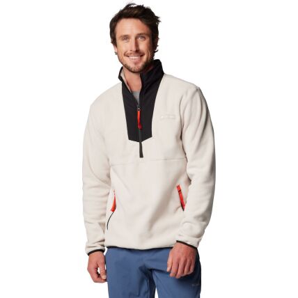 Columbia Sequoia Grove Half Zip Fleece Men's Dark Stone/ Black/ Spicy Pulls