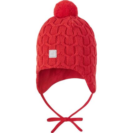 REIMA Merino Wool Beanie Nunavut 5300065B Tomato red 3880