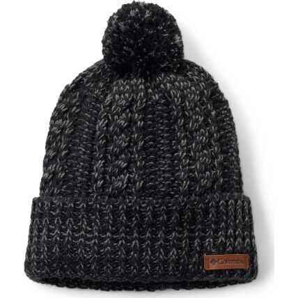 Columbia Cozy Ridge Beanie Black, City Grey Marled