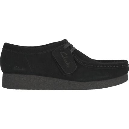 Clarks Wallabee EVO Shoe Women's Black Suede