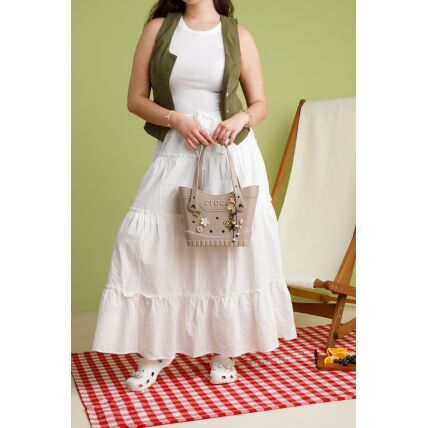 Crocs™ Classic Small Tote Bag Taupe