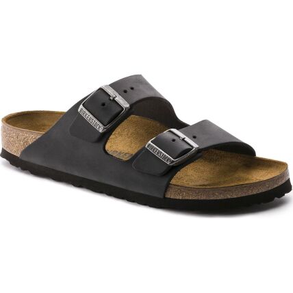 Birkenstock Arizona Oiled Leather Narrow Black