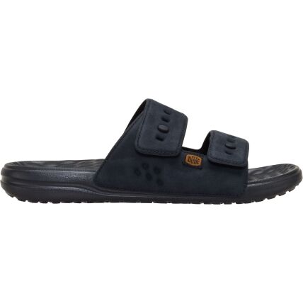 HEYDUDE Wave 2 Strap Slide Classic Men's Black/Black