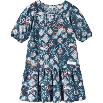 REIMA Premium Ruffle Dress Angervo Navy 6988