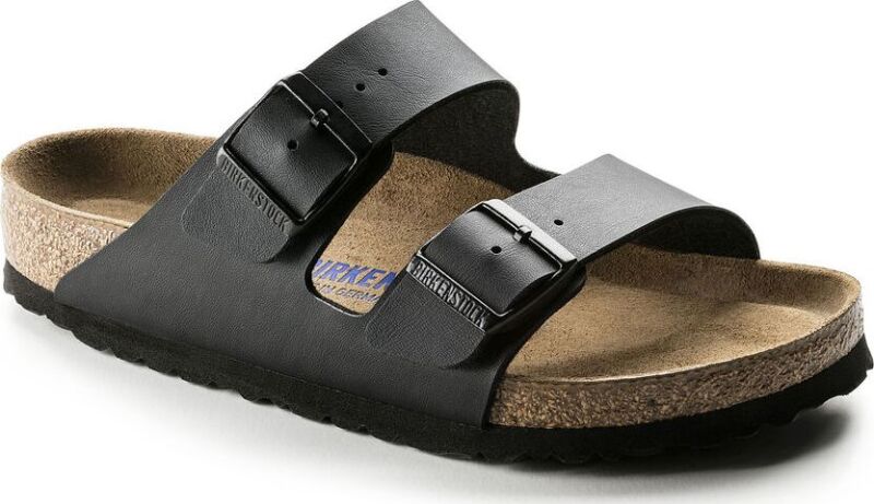 Birkenstock Arizona Soft Footbed Birko-Flor Regular Black