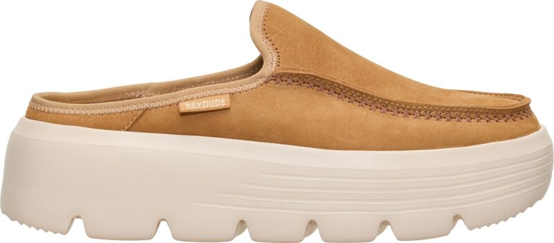 HEYDUDE Austin Edge Leather Women's Tan