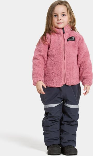 Didriksons Gibbs Kids' Full-Zip 2 Heather Pink