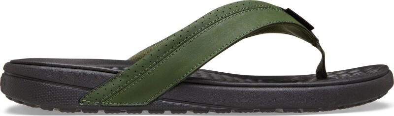 Crocs™ Yukon Surf Flip Army Green/Black