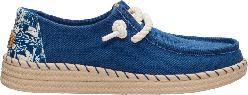 HEYDUDE Wendy Espadrille Hibiscus Women's Ensign Blue/Multi