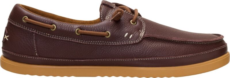 HEYDUDE Harbor Lo Craft Leather Men's Shaved Brown/Robe Brown